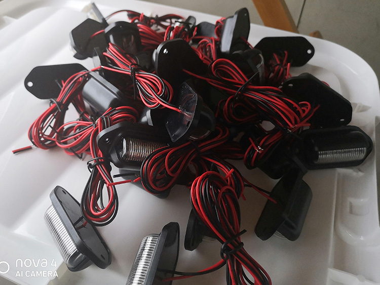 led牌照灯 封装完成